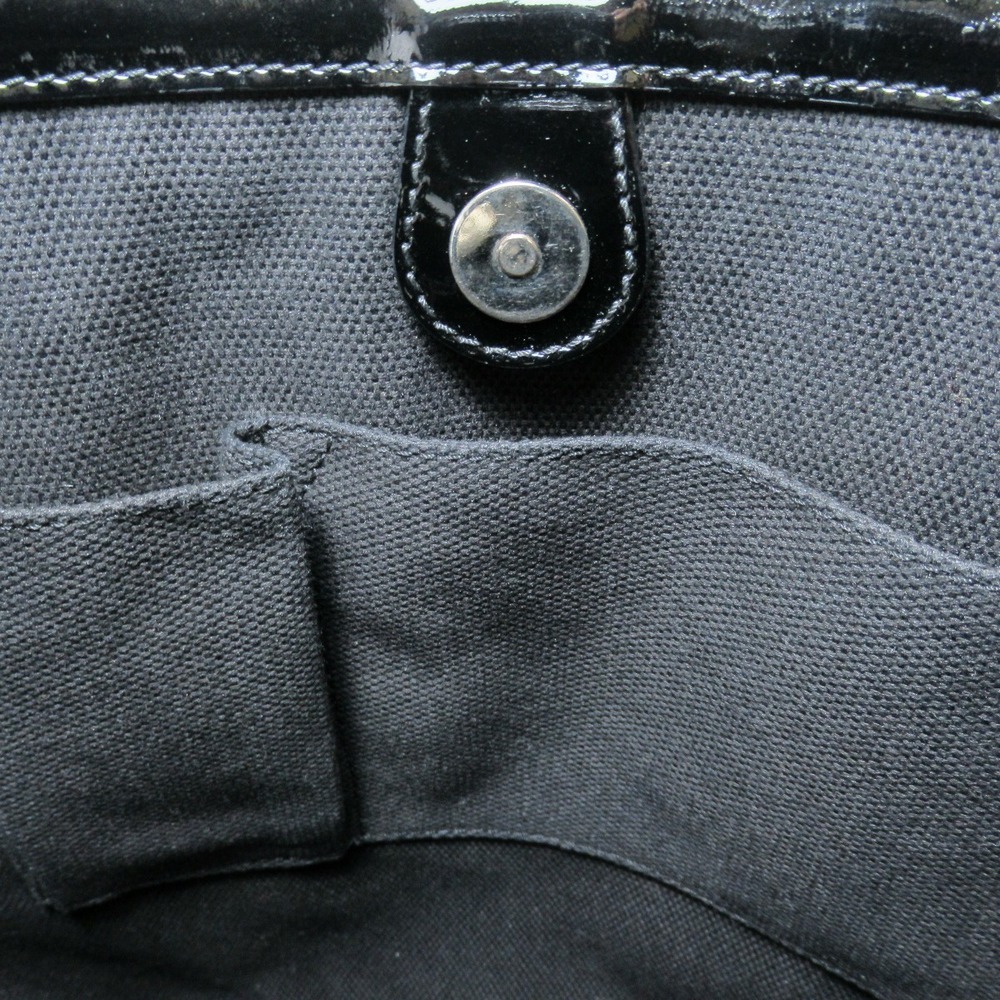 Christian Dior Embossed Tote Bag Patent Leather - Picture 6 of 8